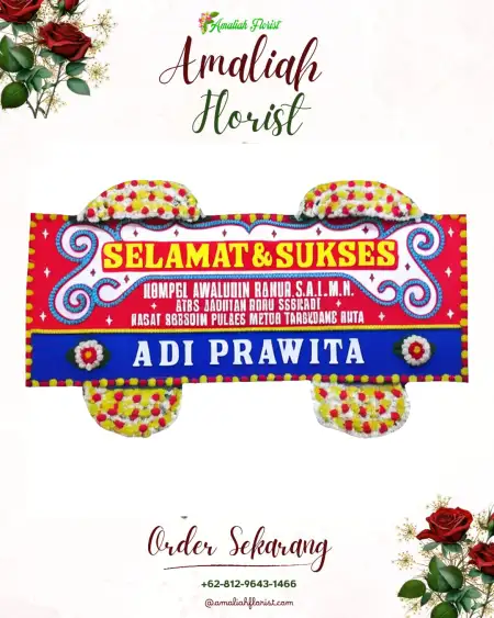 Papan Bunga Ucapan Selamat Wirowongso